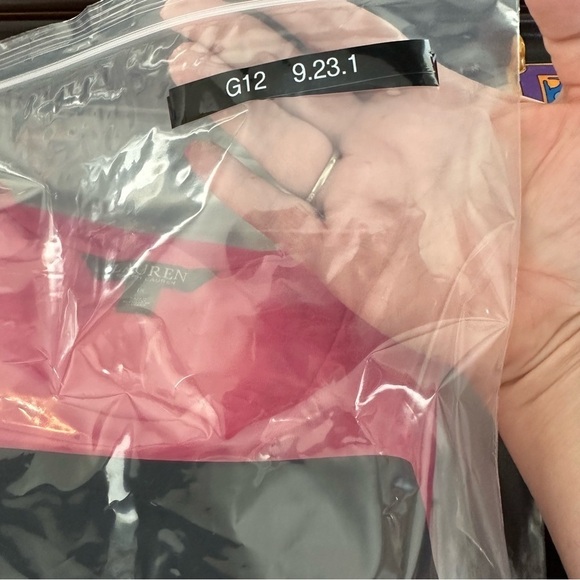 Black Full Coverage Mid Rise Ruched Side Tie Swim Bottoms Size 3X (24W/26W) - Picture 10 of 10